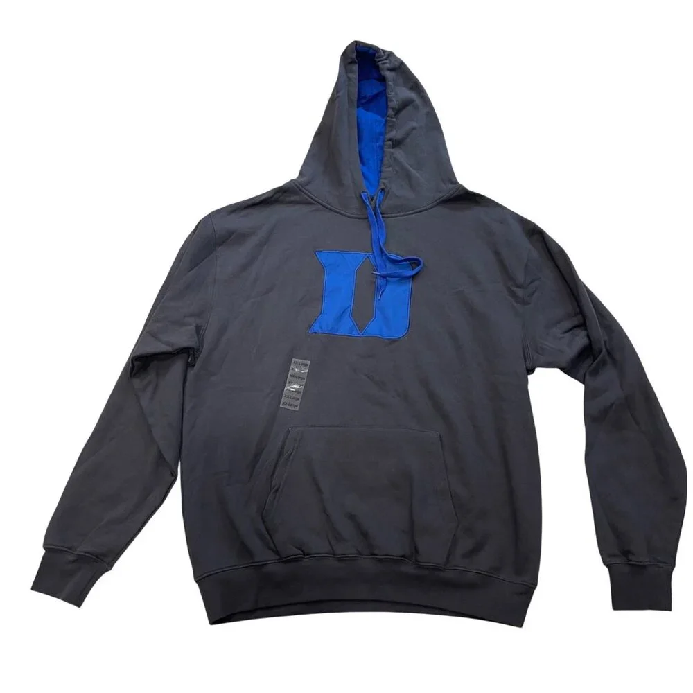 Duke University Pullover Hoodie Unisex Adult XXL Blue Devils Sweatshirt NCAA NEW